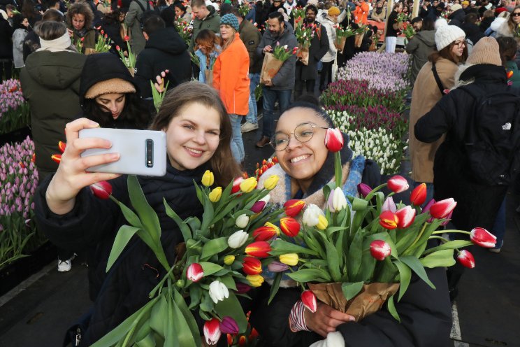 Nationale Tulpendag in teken van Amsterdam750