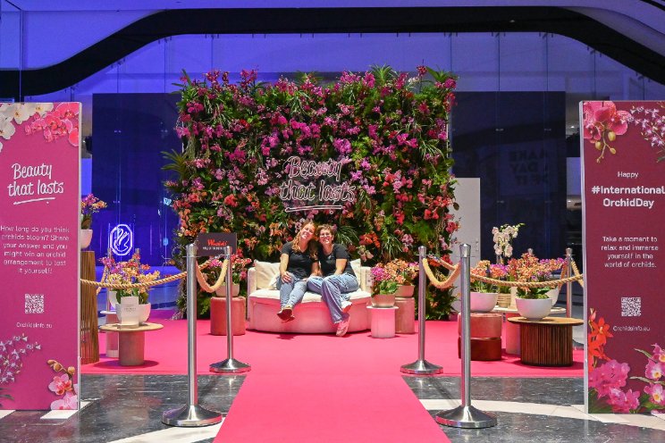 Pop-up 'Orchid Room' in de Mall of the Netherlands